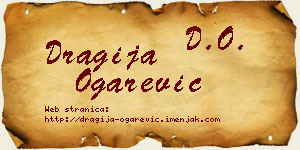 Dragija Ogarević vizit kartica
